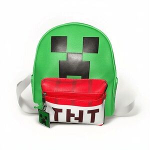NWT Minecraft Creeper TNT Mini Backpack 🎮💣